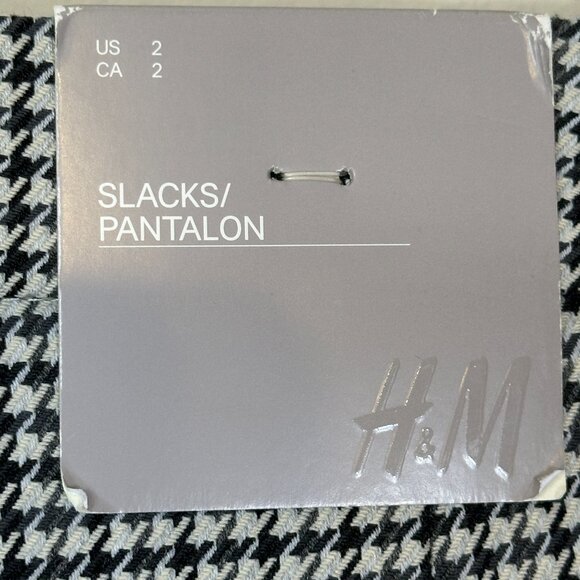 H&M Houndstooth Slacks Women's Size 2 - Picture 11 of 15